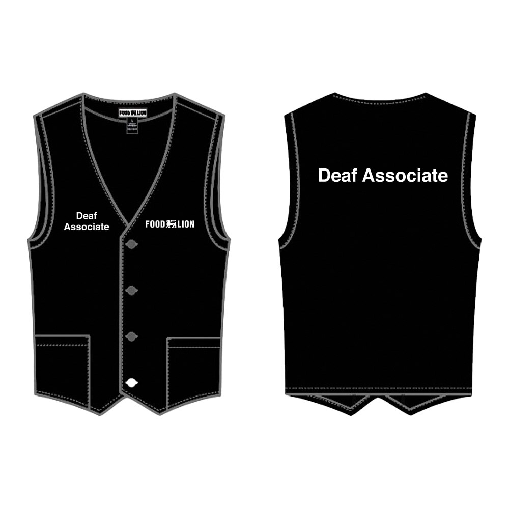 Hearing Impaired & Deaf Associate Vests